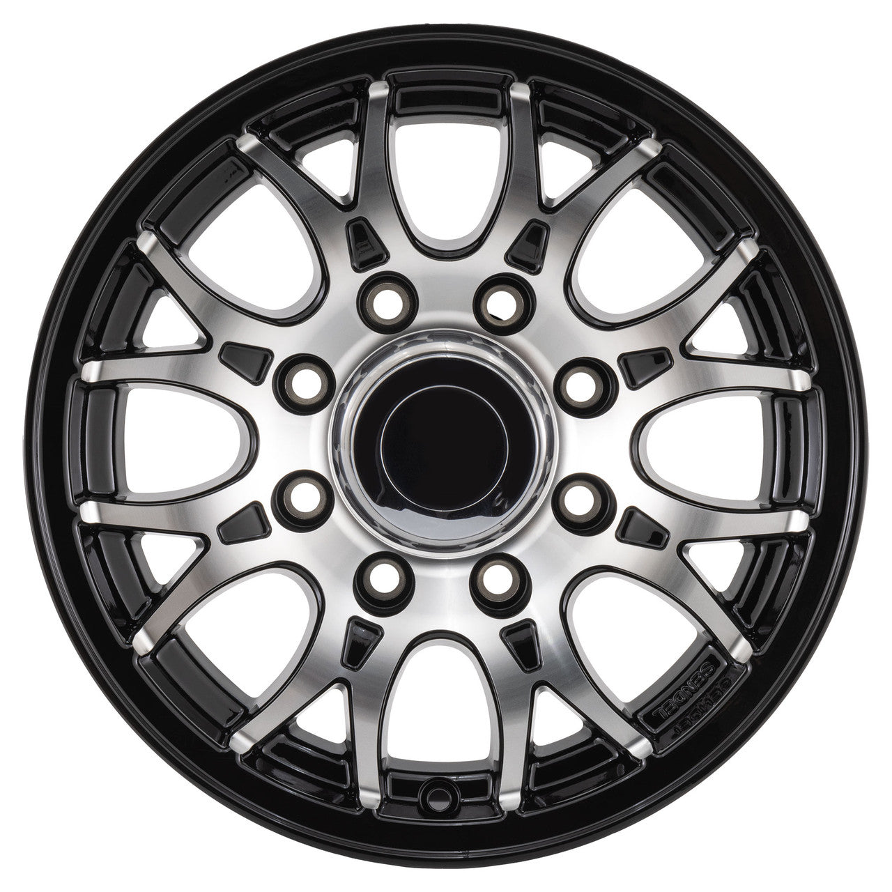 RV Tire and Wheel Package | T16 Black Machine