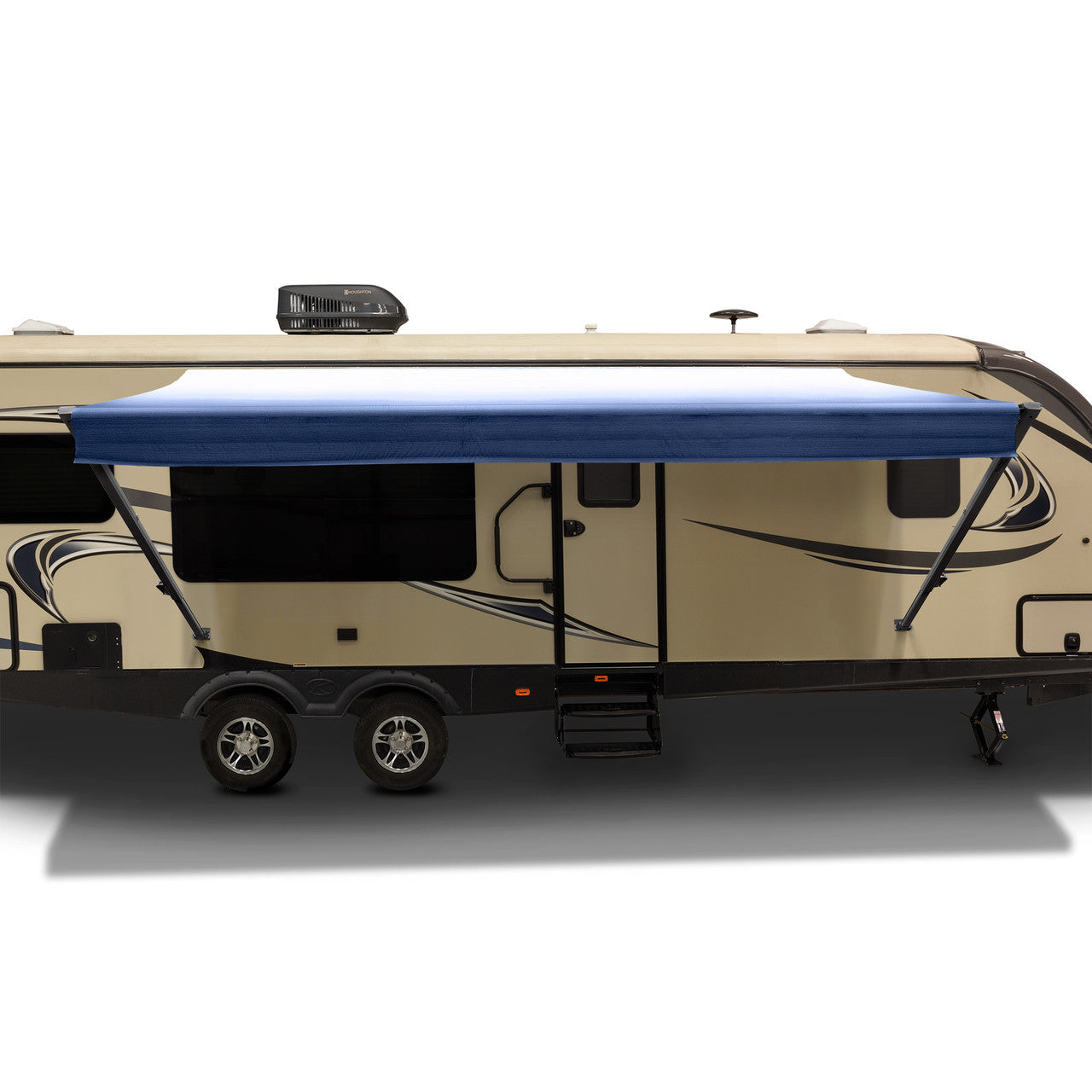 RecPro RV Awning Manual Assembly | Black