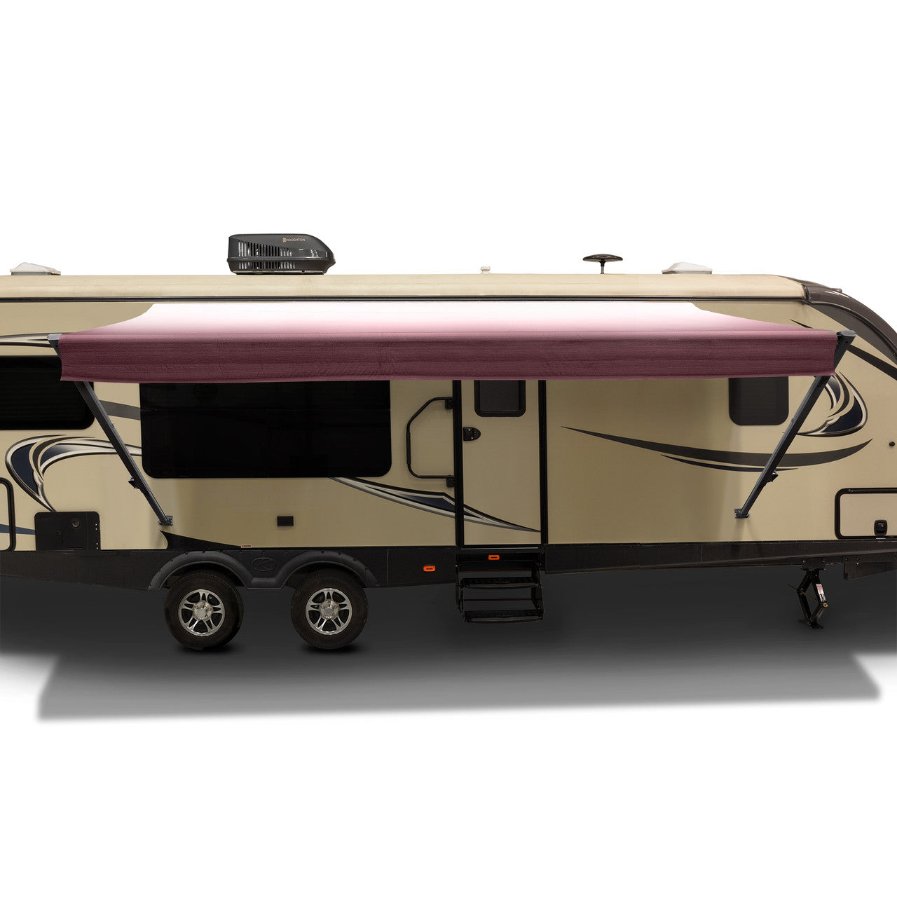 RecPro RV Awning Manual Assembly | Black