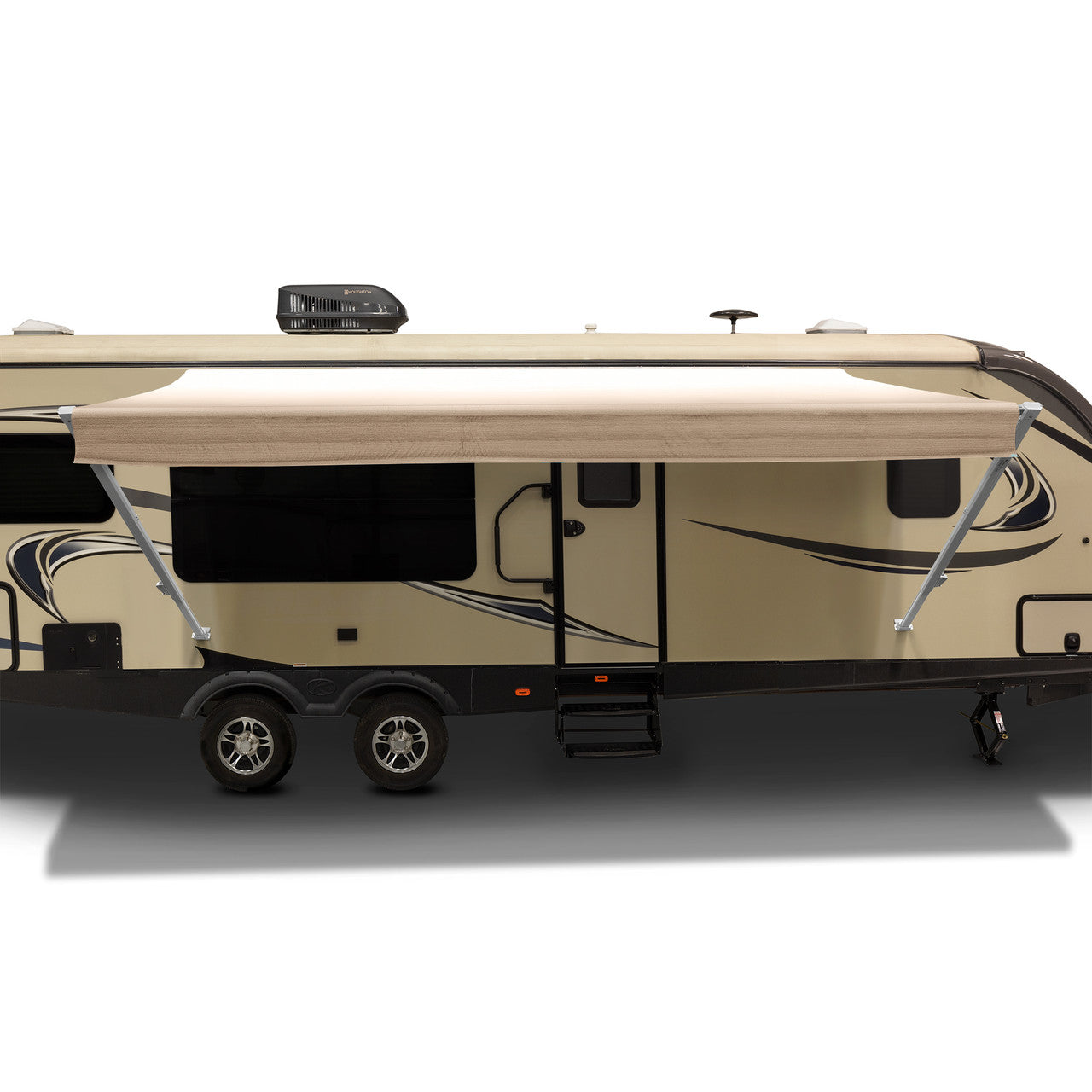RecPro RV Awning Manual Assembly | White