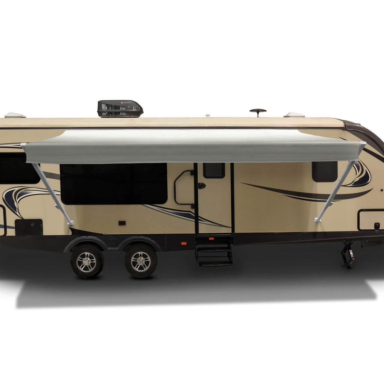 RecPro RV Awning Manual Assembly | White