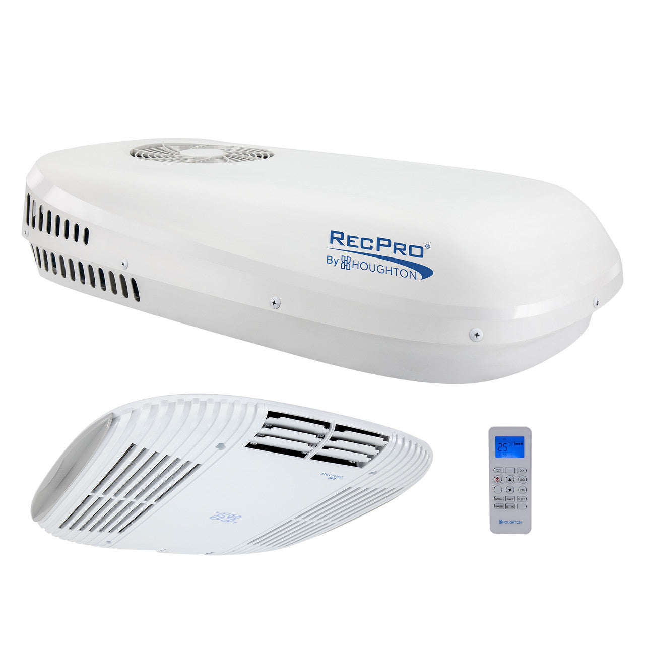 RecPro RV Air Conditioner 9.5K Quiet AC Unit with Heat Pump | Non-Ducted | Remote Control