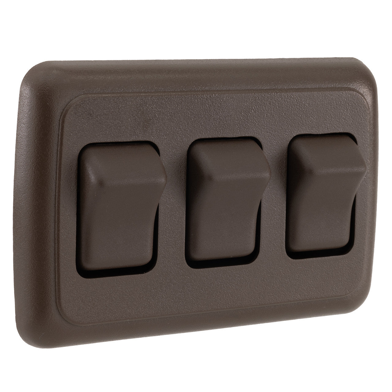 RV Switch | On / Off SPST Switch | 3 Gang Bezel | 12 Volt