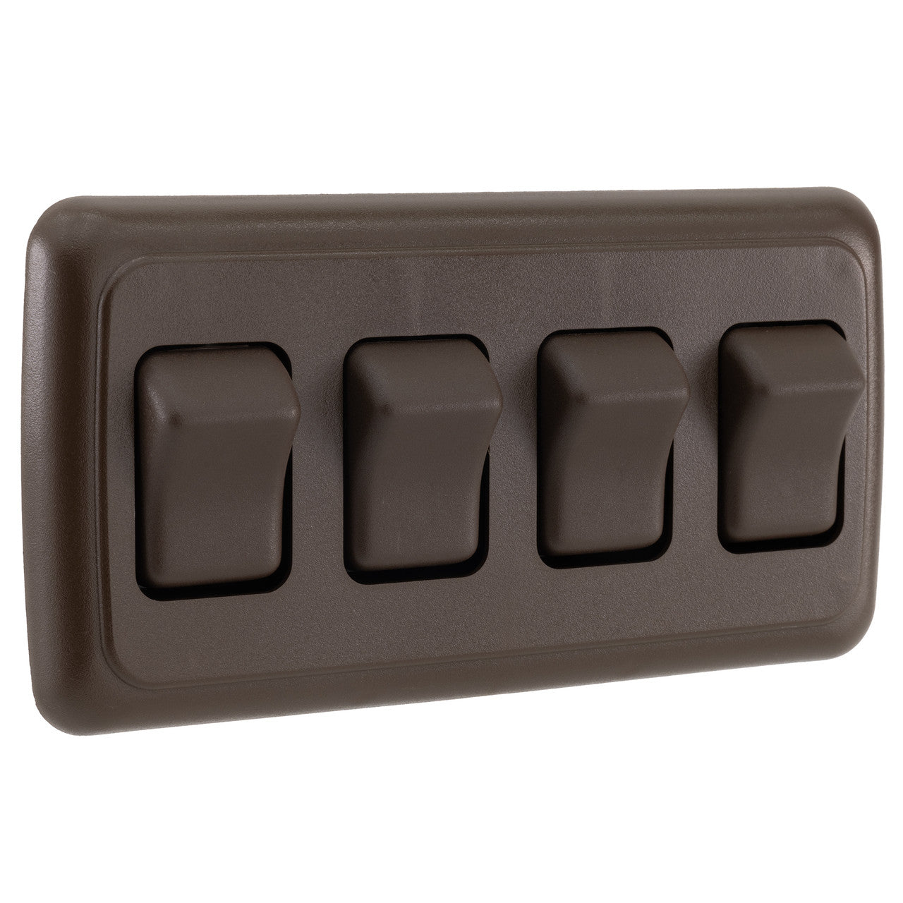 RV Switch | On / Off SPST Switch | 4 Gang Bezel | 12 Volt