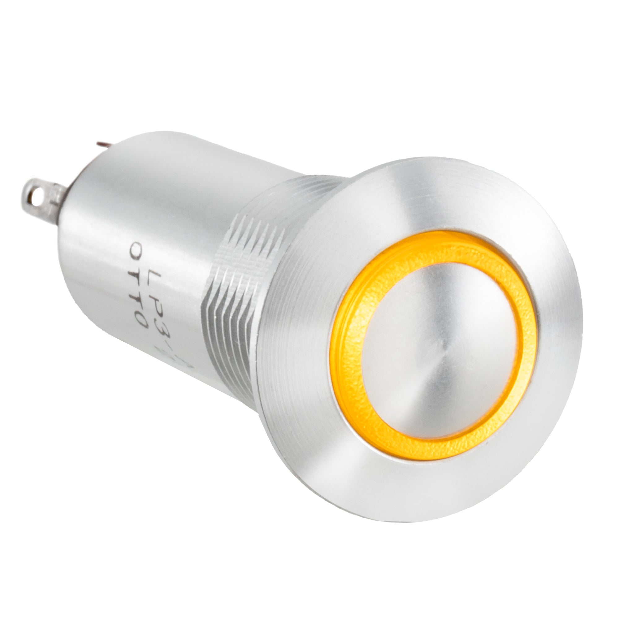 RV & Marine Push Button Switch | Orange Illumination