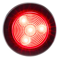 2" Red/Red Clearance Markers | Round Exterior RV Identification Lights | Improves Visibility & Safety