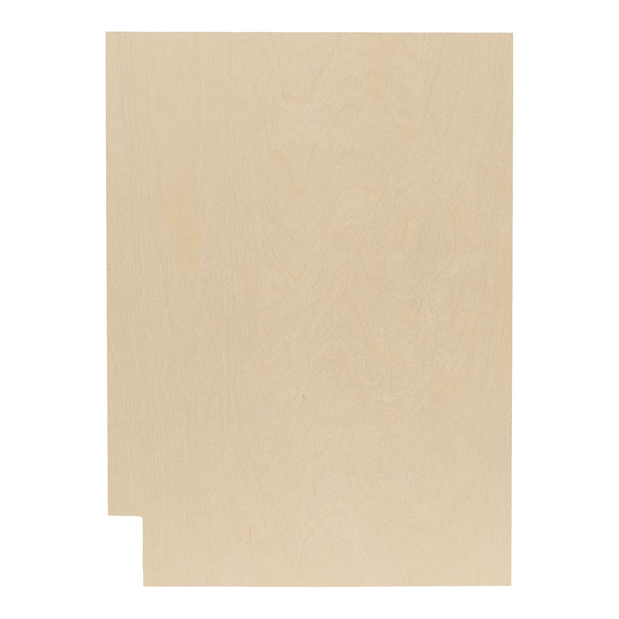 RV Base Cabinet End Panels | Left & Right Unfinished Maple