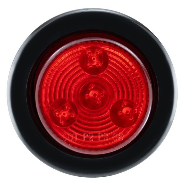 2" Red/Red Clearance Markers | Round Exterior RV Identification Lights | Improves Visibility & Safety