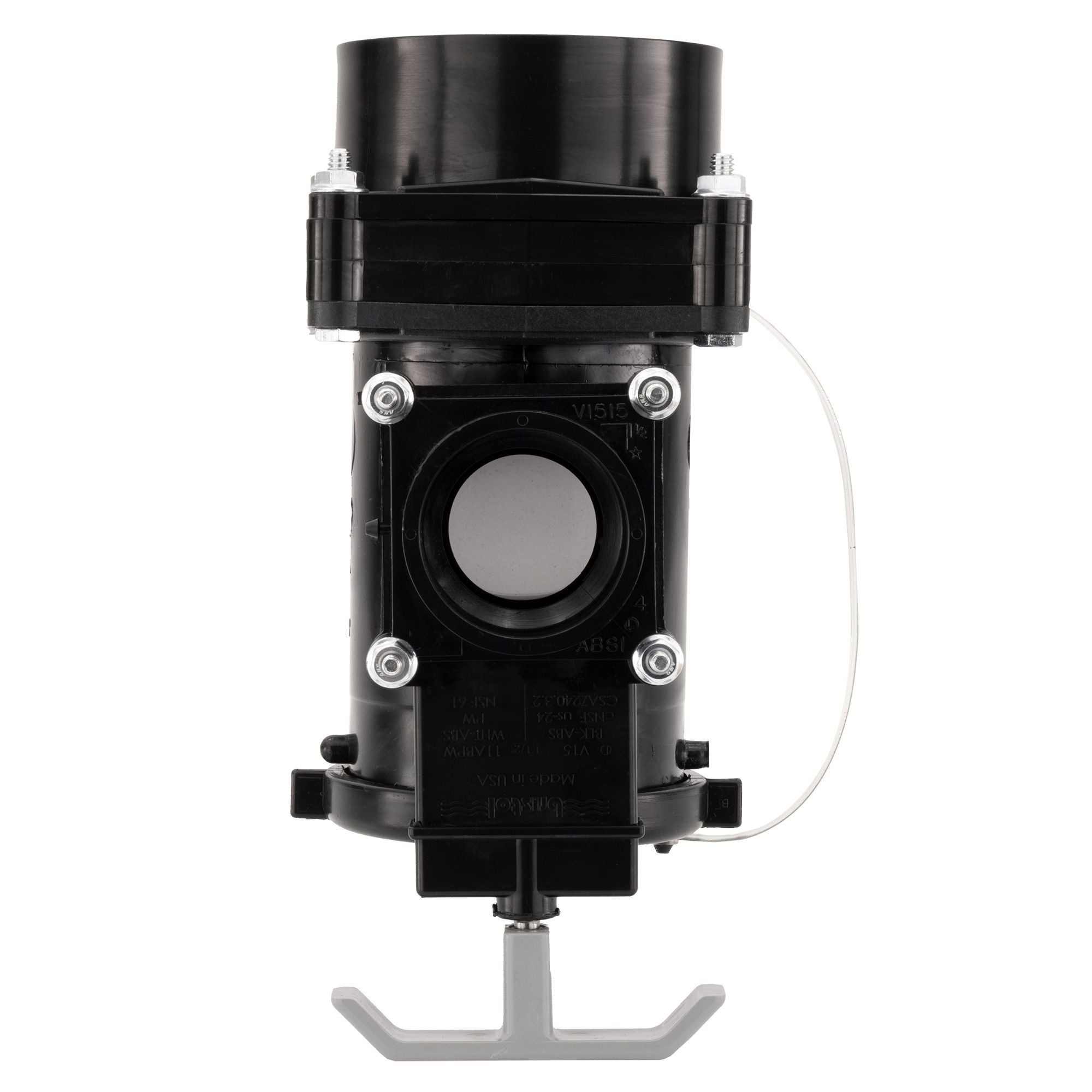 RV Waste Valve Dual Tee | 3" Hub x 1 ½" Hub