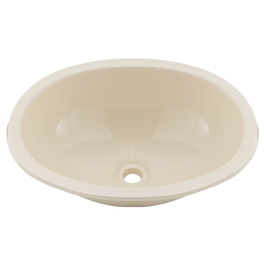 RV Sink 16" x 12 ¼" Single Bowl | Parchment