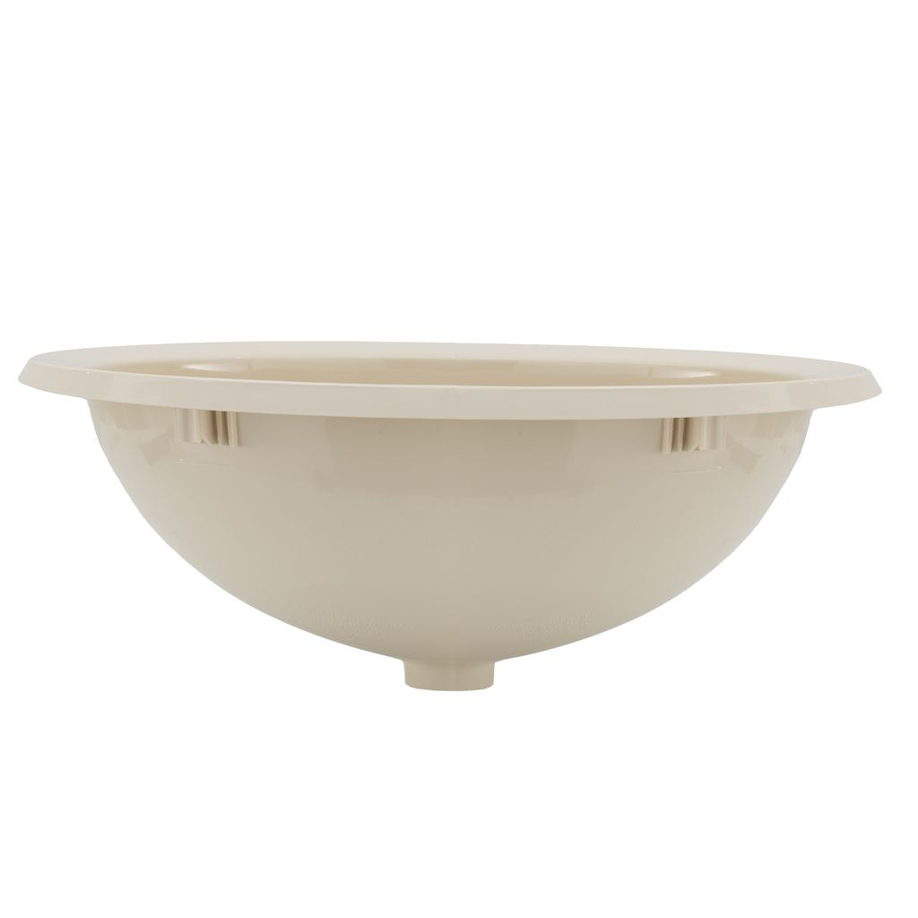 RV Sink 16" x 12 ¼" Single Bowl | Parchment