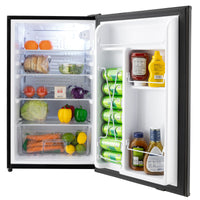 RecPro RV Refrigerator | 12 V | 3.3 Cubic Feet | Black