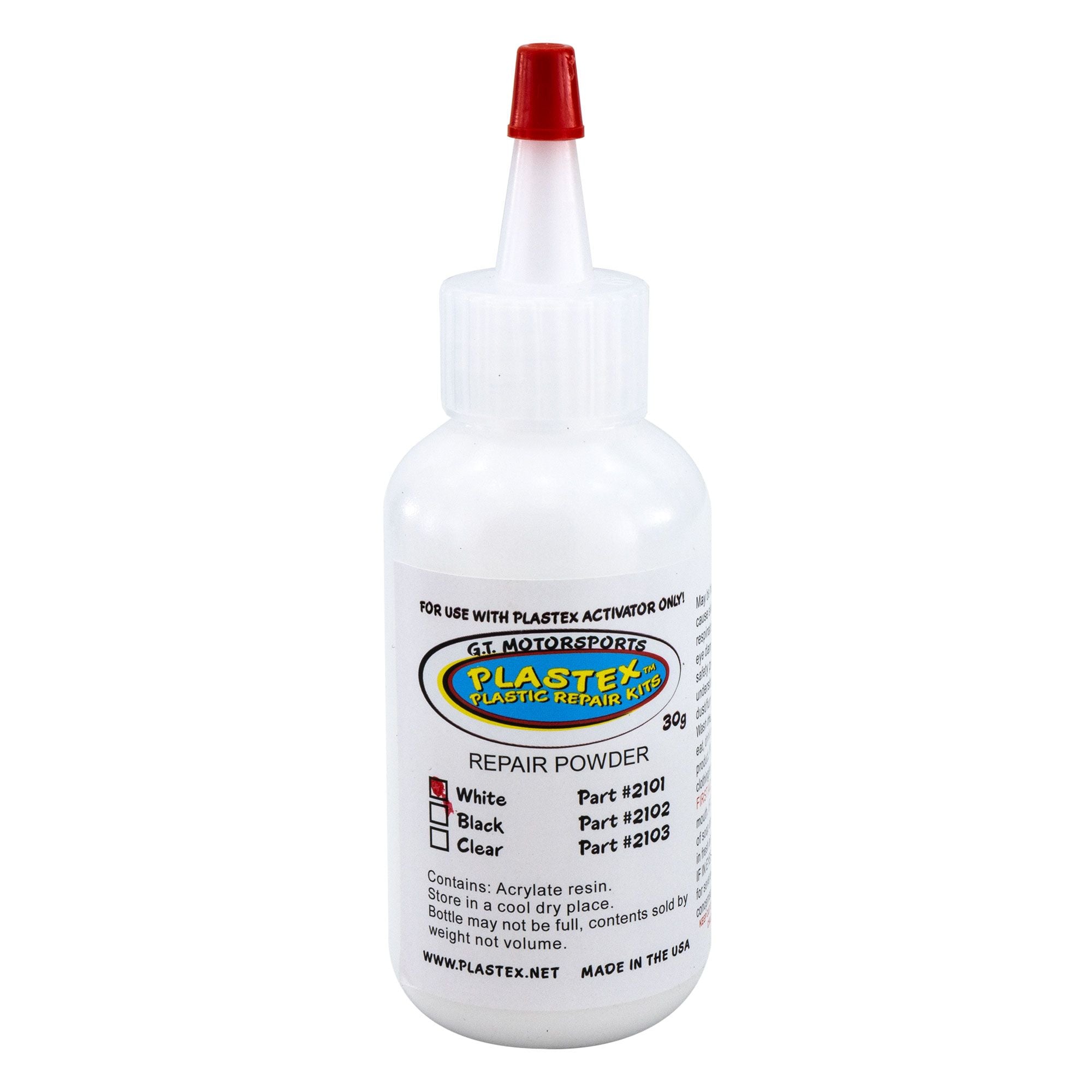 RV Plastic Repair Kit for Fender Skirts, Tubs and more | Clear, White, and Black