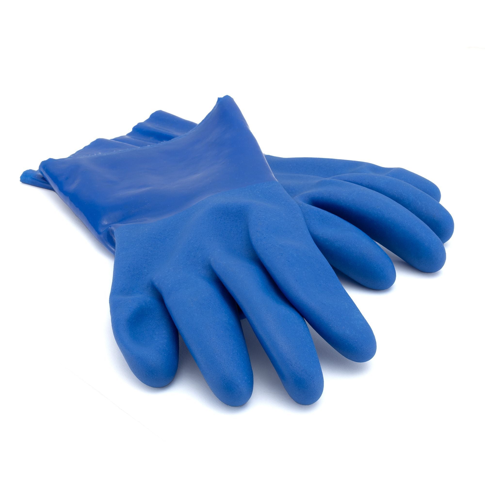 RV Waste Tank Reusable PVC Gloves | Blue