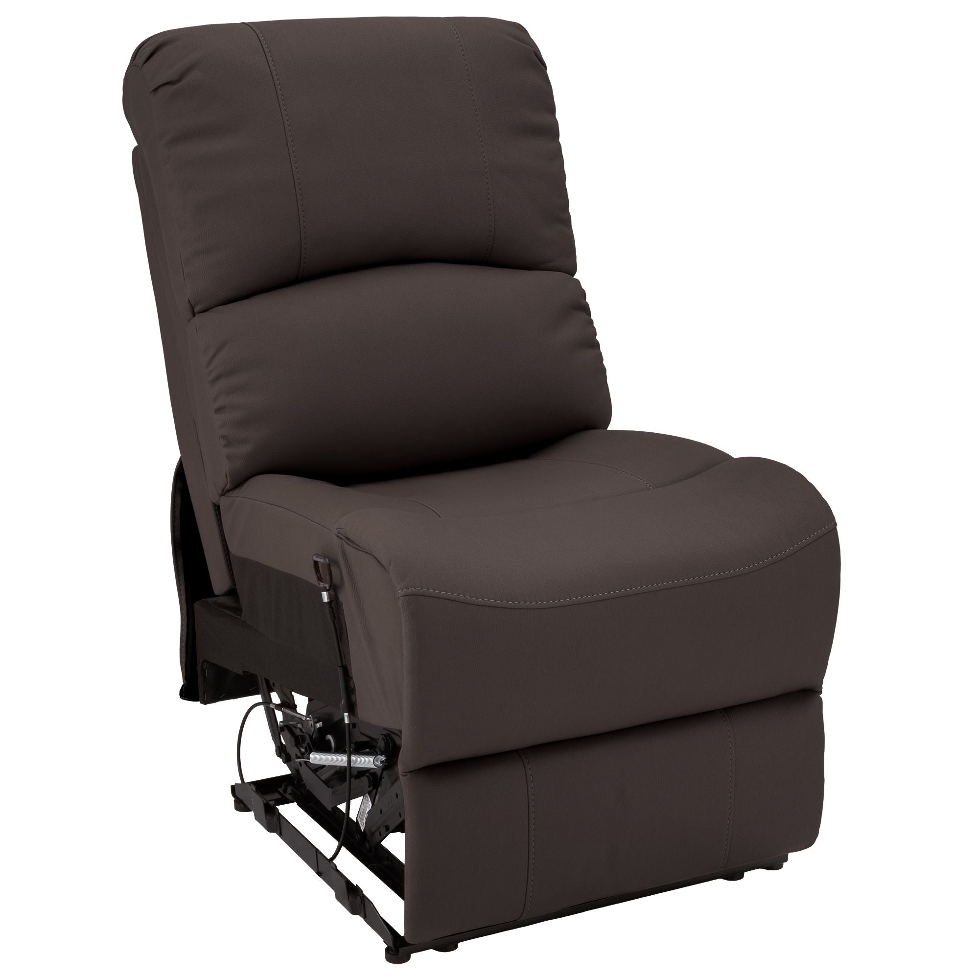 RV Sofa 22" Fold Down Center Console with Cupholders and USB-A and USB-C Outlets