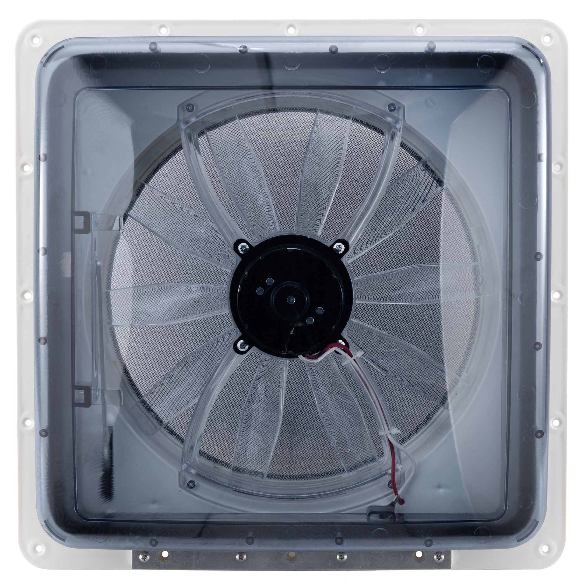 Heng's RV 12V Powered Roof Ventilation |  14" |  Vent Fan | Clear