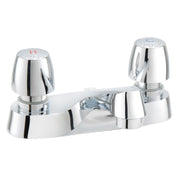 RV Faucet | Central Brass 3137-AN2 with Push Handles | With Hole Cover