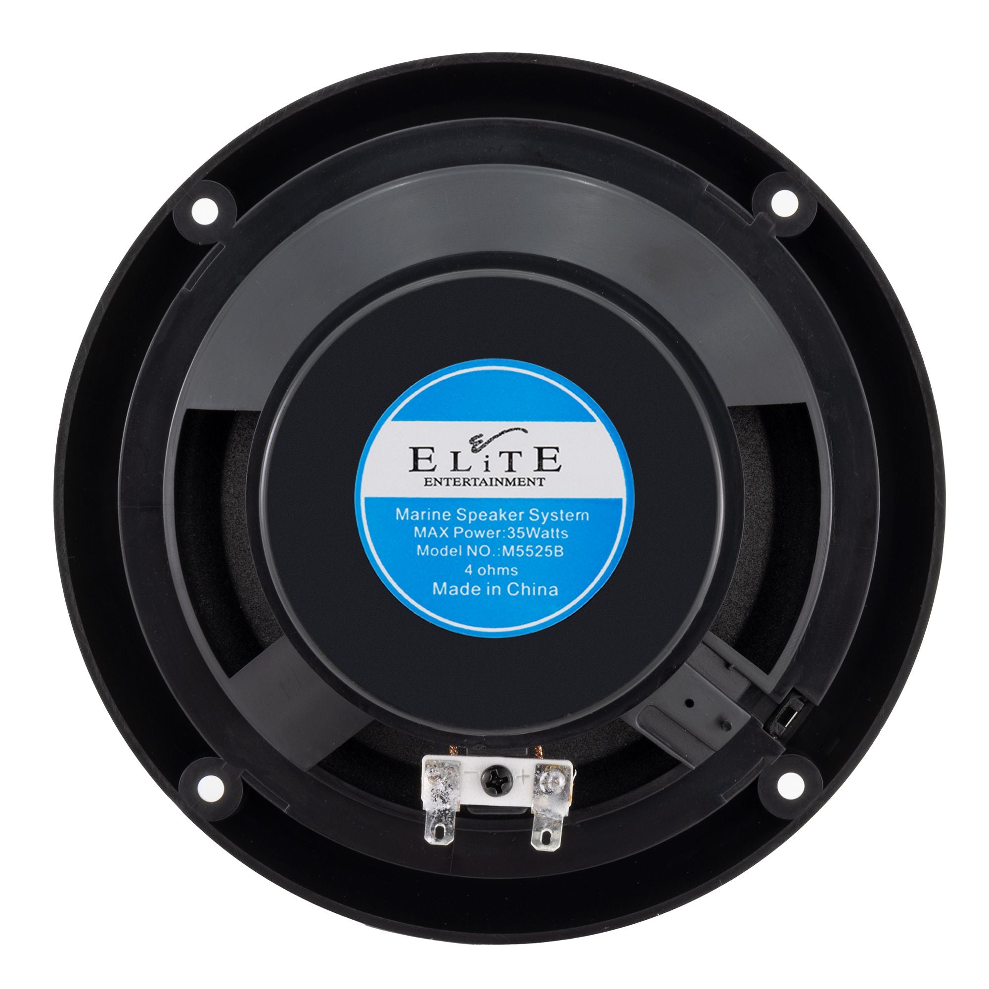 Marine Outdoor Speaker Exterior Dual Cone 5.25" | Waterproof | Black or White