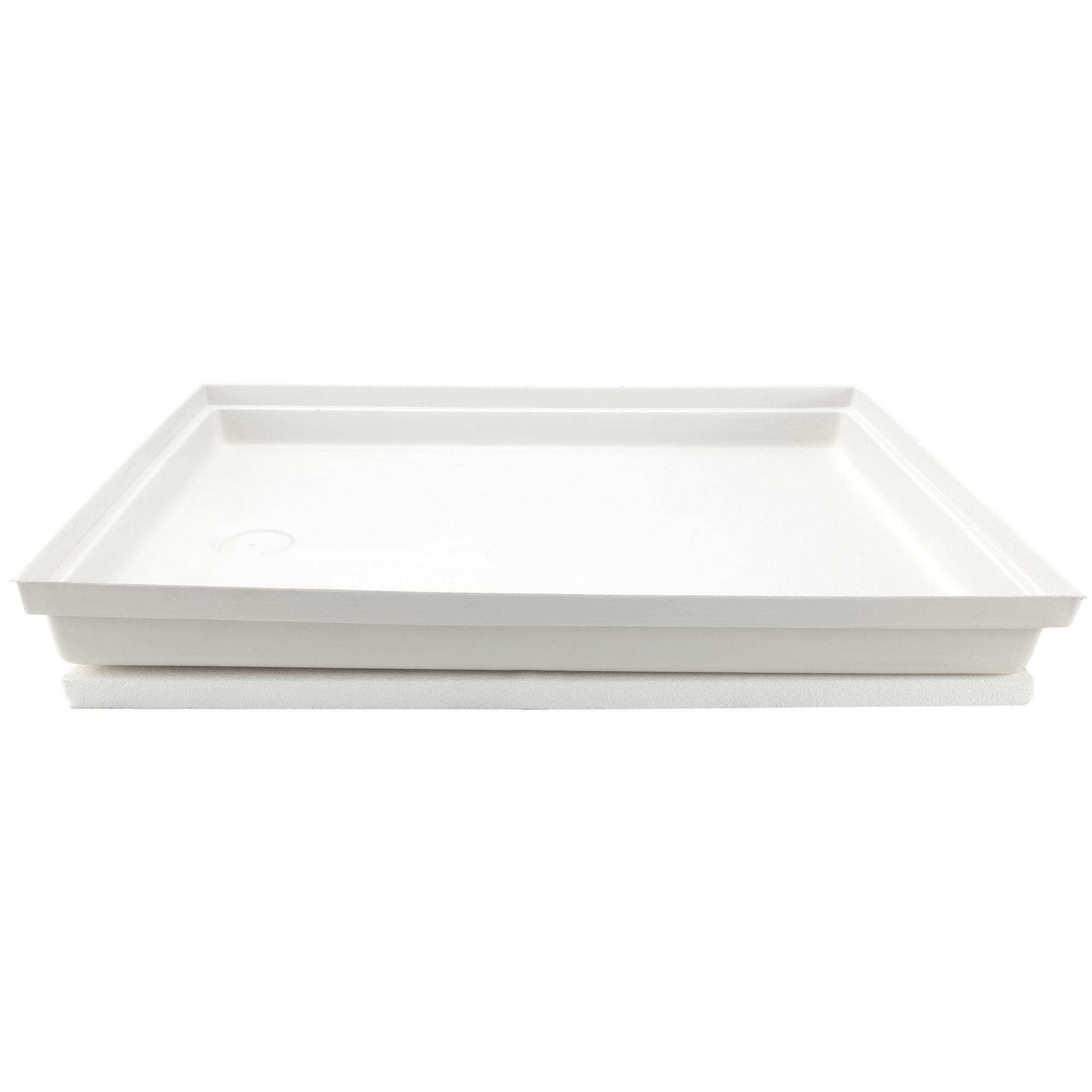 RV Shower Pan 28" x 32" x 4" Left Drain | White