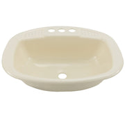 RV Sink 20" x 16" Single Bowl | Parchment