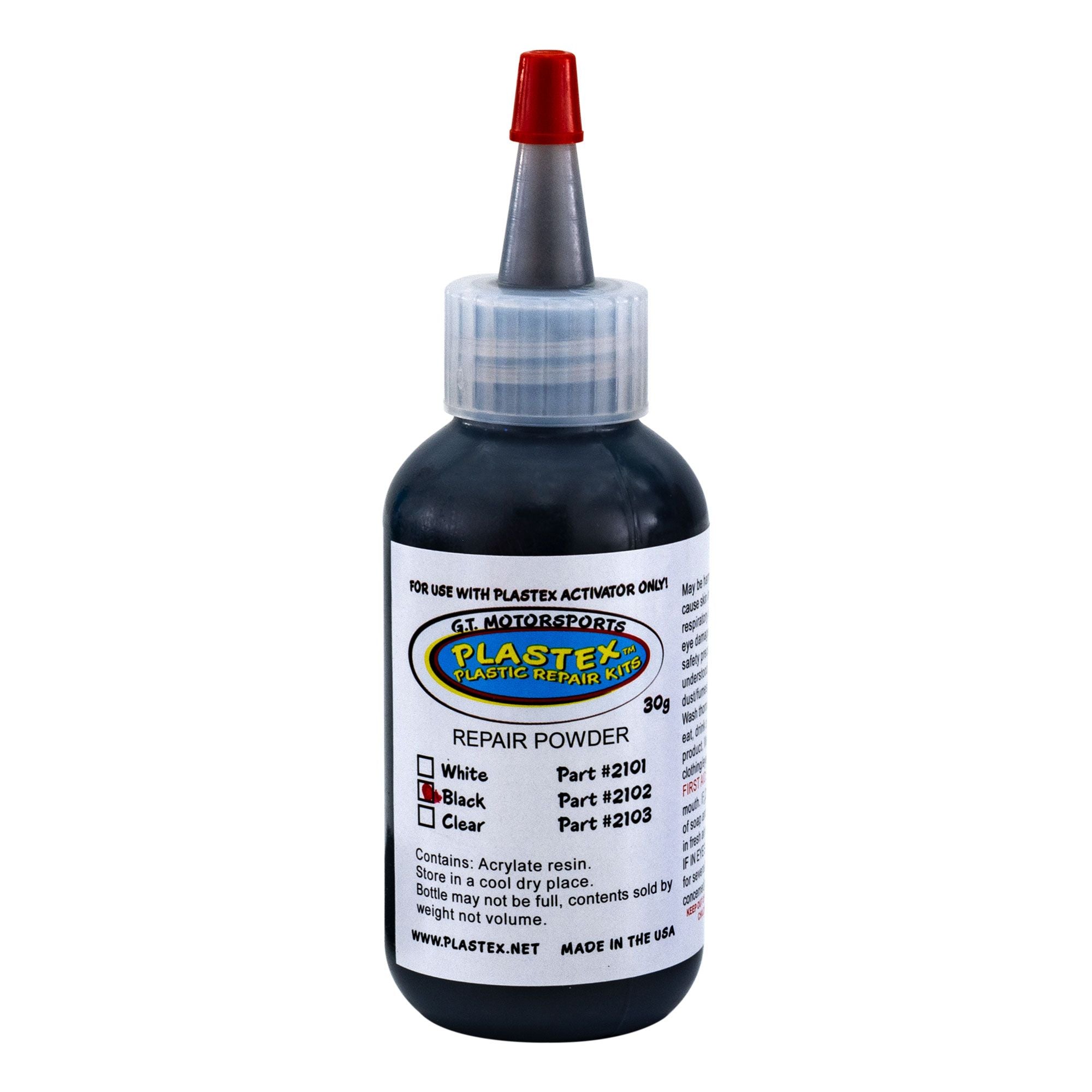 RV Plastic Repair Kit for Fender Skirts, Tubs and more | Clear, White, and Black