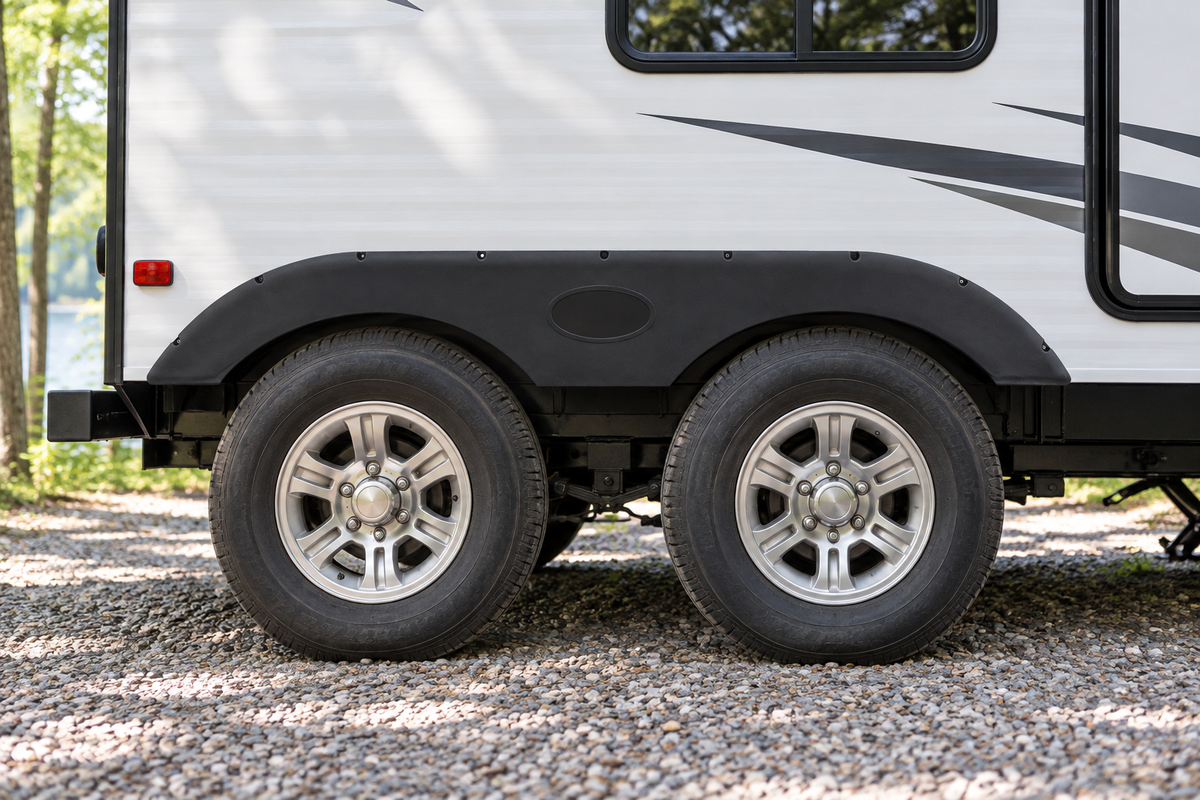 Tandem RV Fender Skirt | 69 ½" W x 10 ¾" H