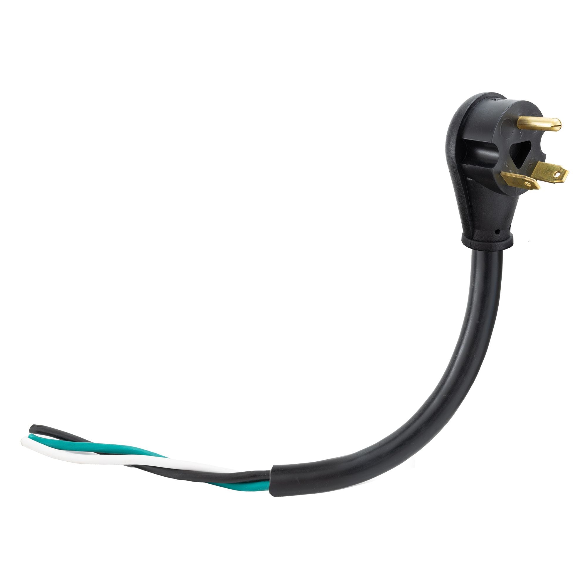 RV 30A Male Pigtail | Stripped on Open End | 18"