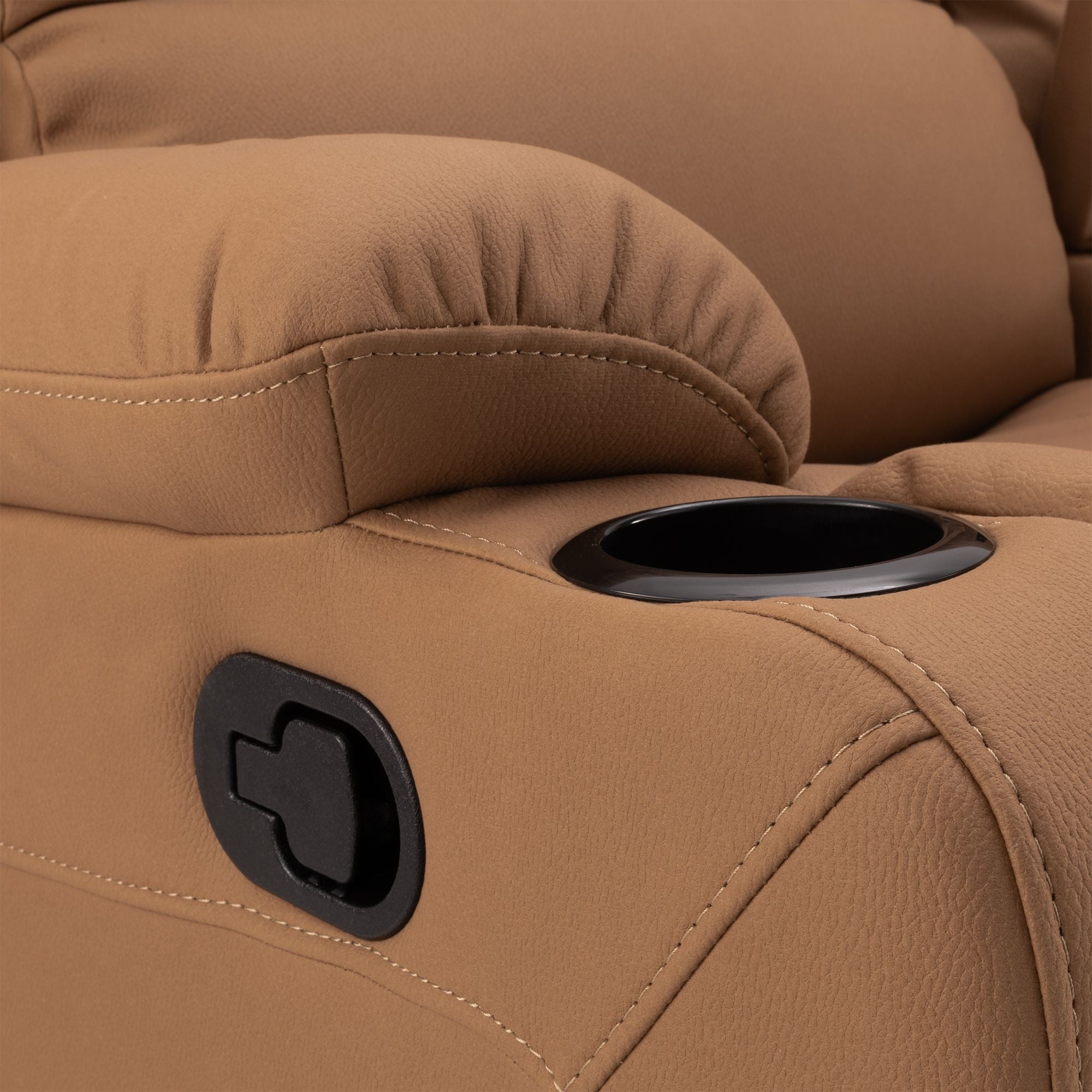 RV Wall Hugger Sofa 64" Manual Reclining Theater Seats