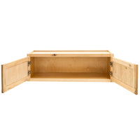 RV Refrigerator Wall Cabinet | Rustic Hickory
