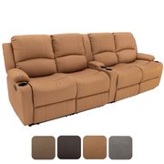 RV Wall Hugger Sofa 105" Manual Reclining Theater Seats