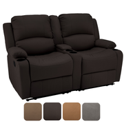 RV Wall Hugger Sofa 64" Manual Reclining Theater Seats