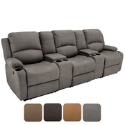 RV Wall Hugger Sofa 105" Powered Reclining Theater Seats