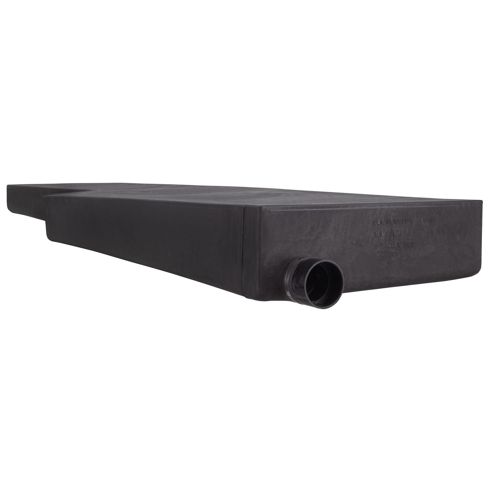 RV Black Water Tank 50 Gallon | 84" x 25" x 8" | Elkhart Plastics EPI 0140H