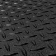 RV Flooring 8' 6" Wide | Diamond Pattern | Black