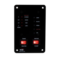 RV Tank Sensor Monitor Panel Kit with Probeless Adhesive Sensors