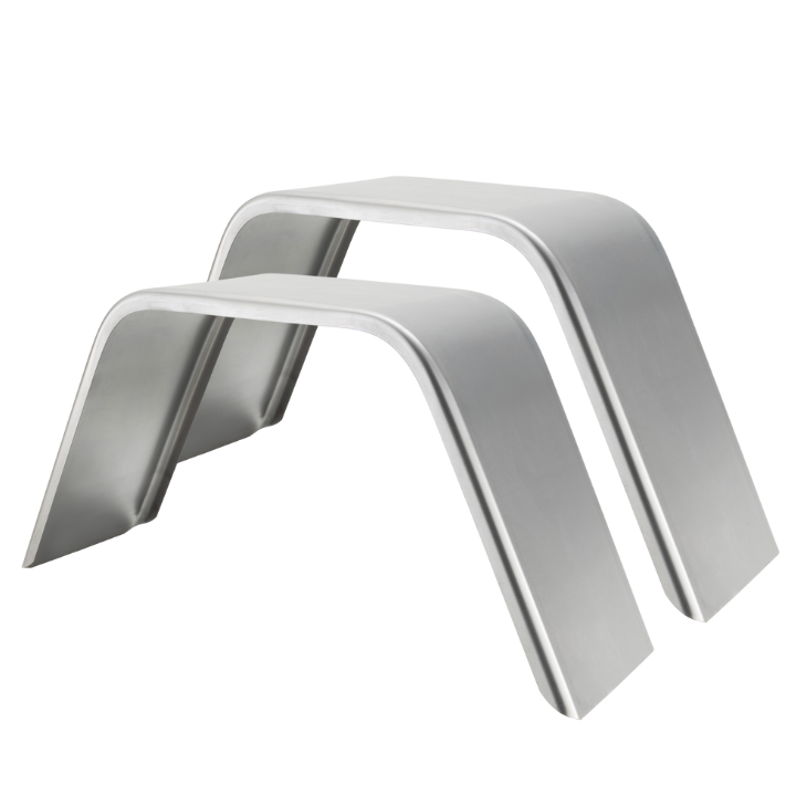 Trailer Fender 10x36x18 | Steel Smooth Flat Top