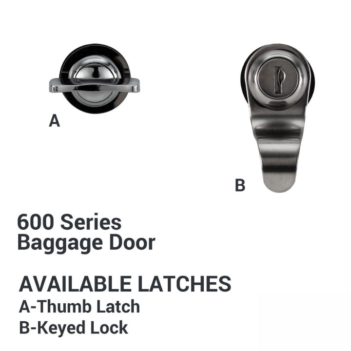 RV Baggage Door | Rounded | Custom Sizes