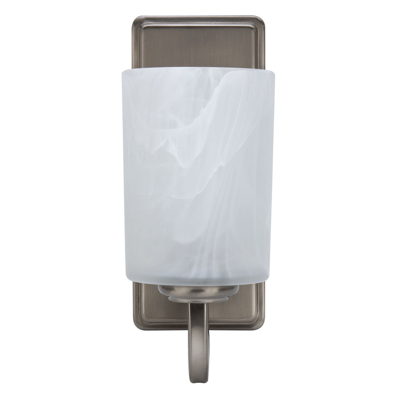 RV Side Wall Sconce Light | 110 V | Interior Lighting | Frosted Glass With Satin Nickel