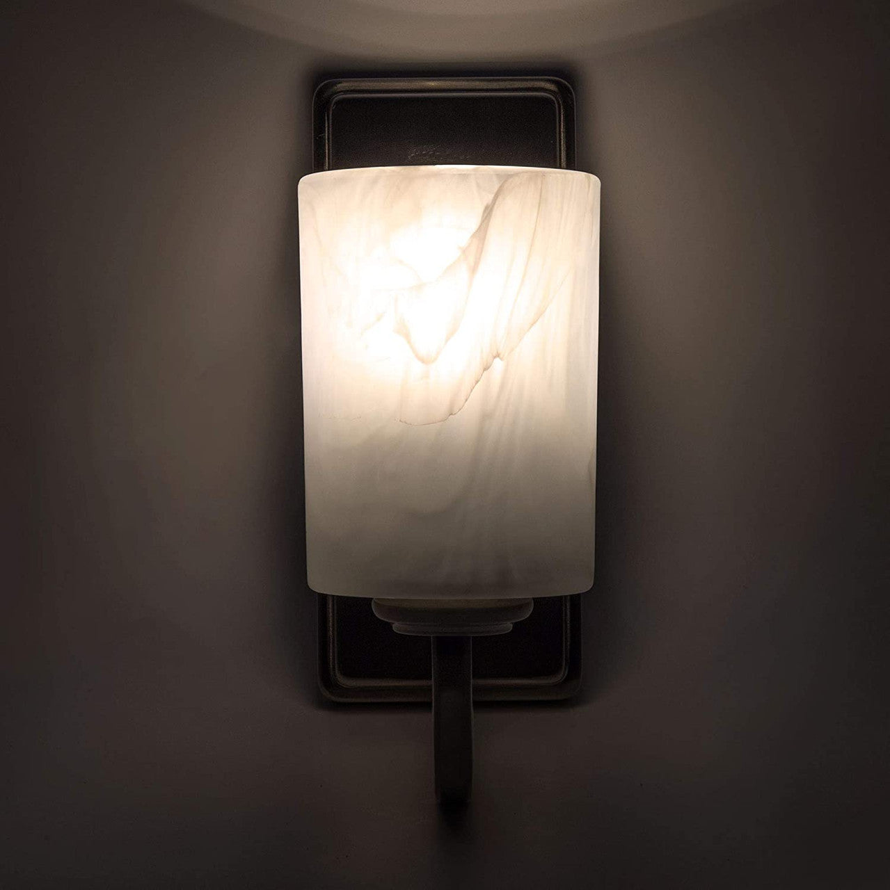 RV Side Wall Sconce Light | 110 V | Interior Lighting | Frosted Glass With Satin Nickel