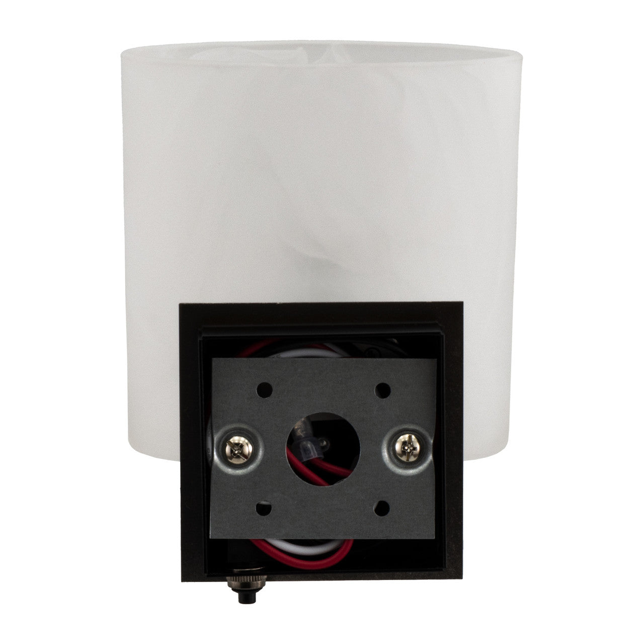 RV Sconce Wall Mounted Light | 12V LED Warm | Interior Lighting | Frosted White Glass Satin Nickel