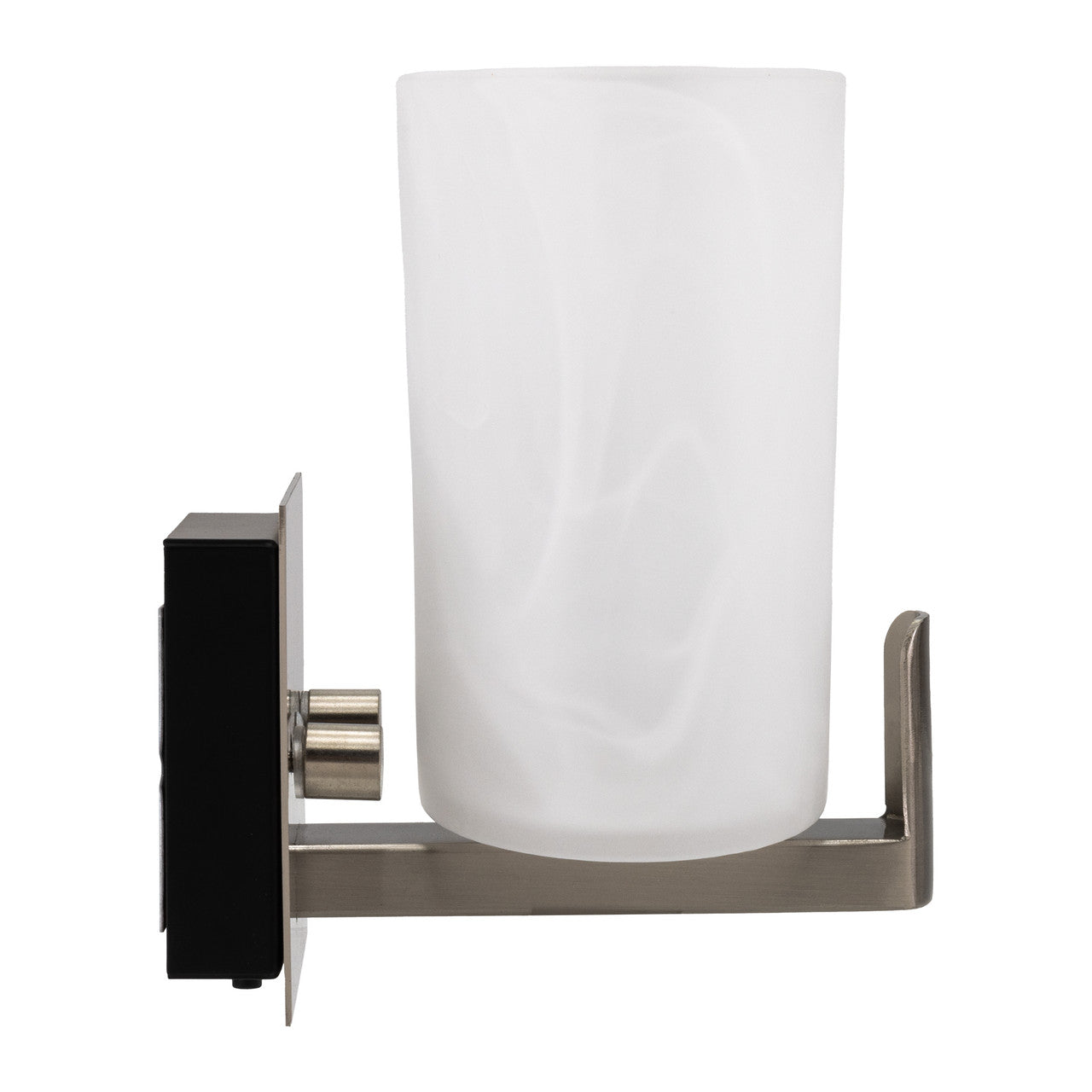 RV Sconce Wall Mounted Light | 12V LED Warm | Interior Lighting | Frosted White Glass Satin Nickel