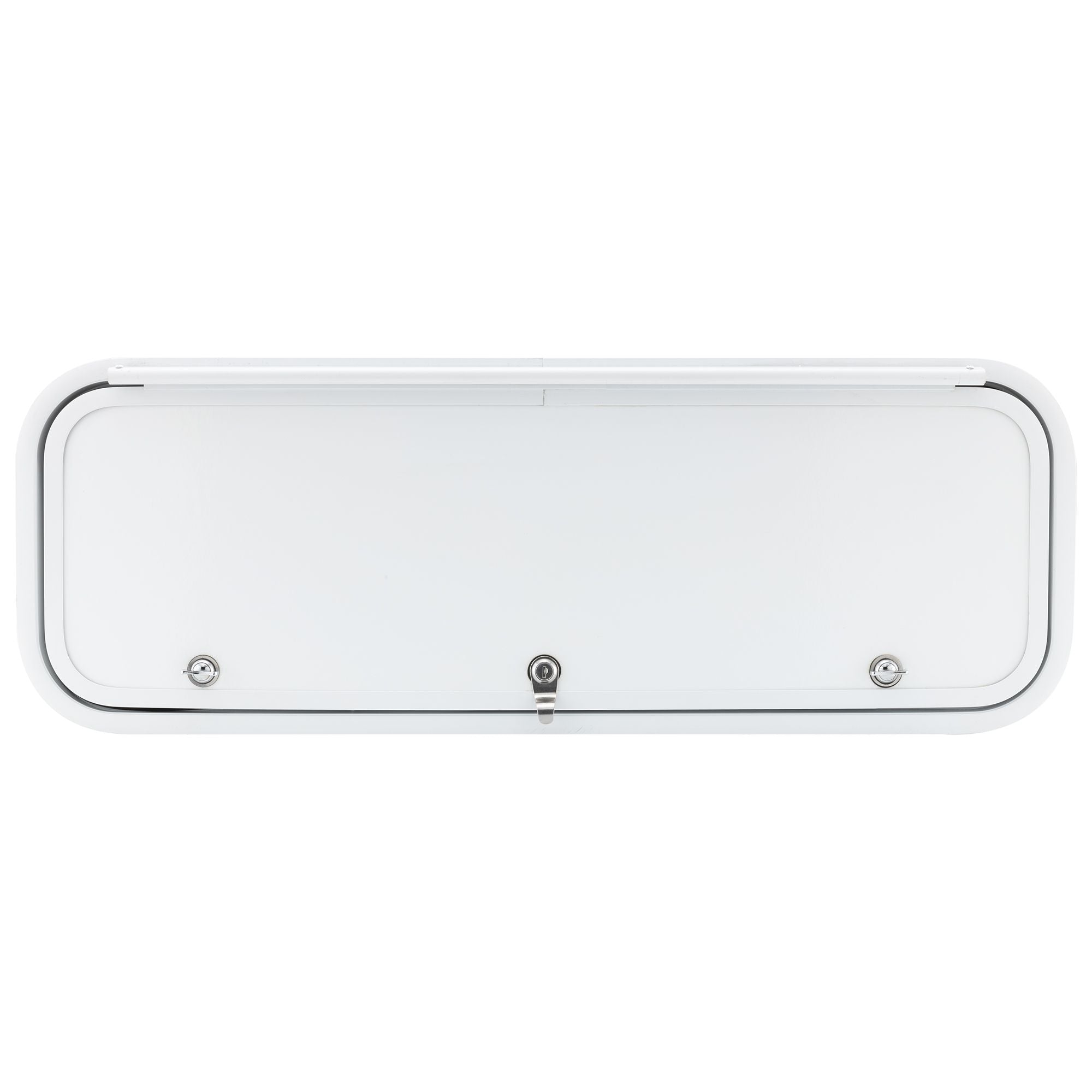 RV Compartment Door | Round | White | 36" X 12"