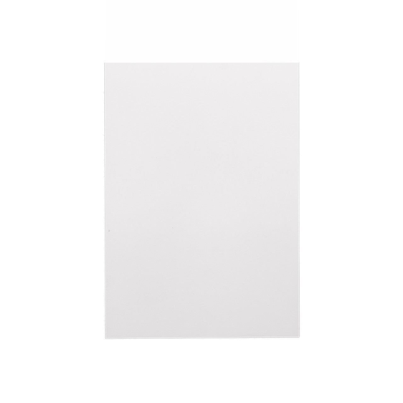 RV Refrigerator/Microwave Wall Cabinet End Panel | Pure White