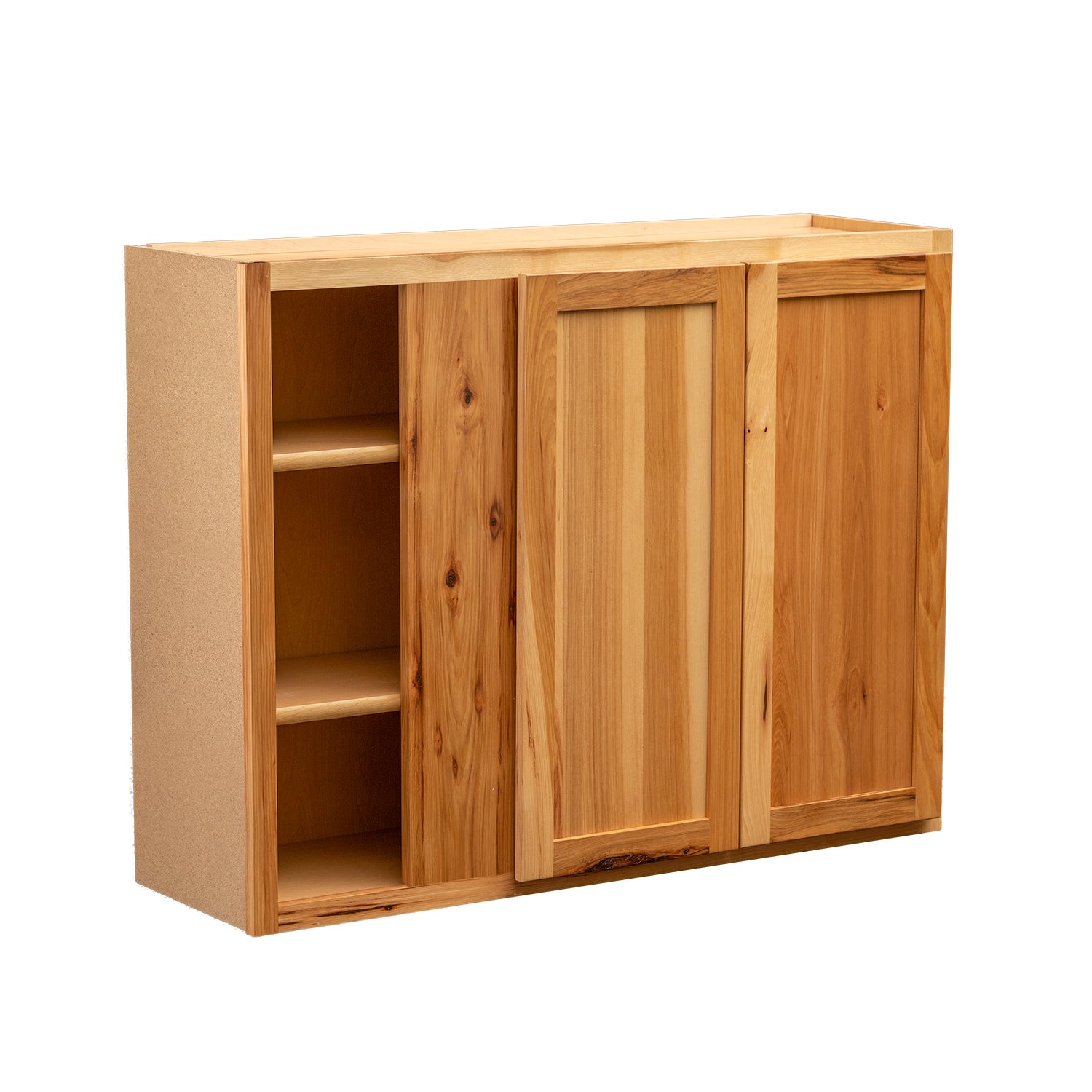RV Blind Corner Wall Cabinet | Rustic Hickory