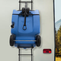 RV Adjustable Tie Down Strap to Secure Portable Waste Tank