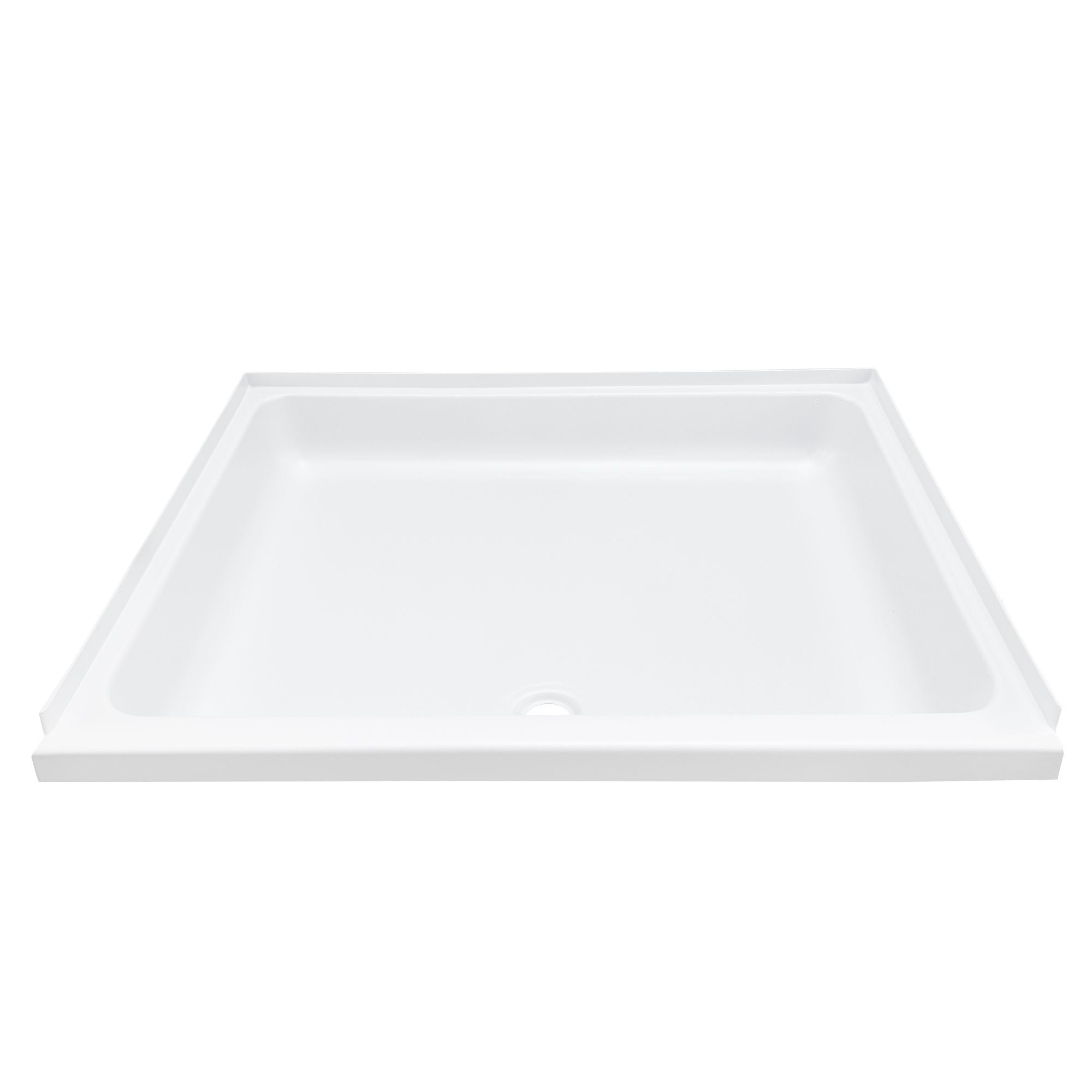 RV Shower Pan 30" x 36" Center Drain | White