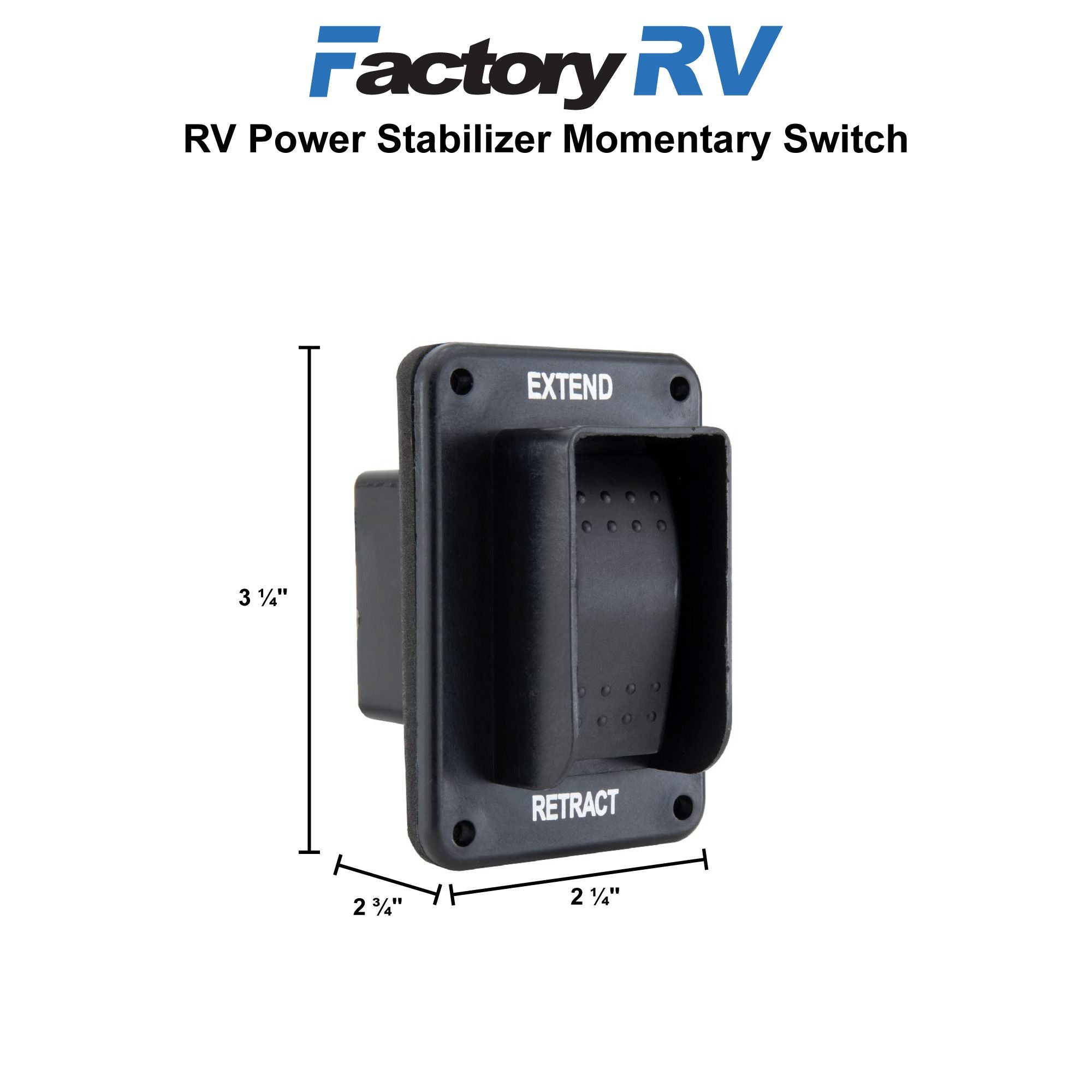 RV Jack Switch | Power Stabilizer Momentary Control