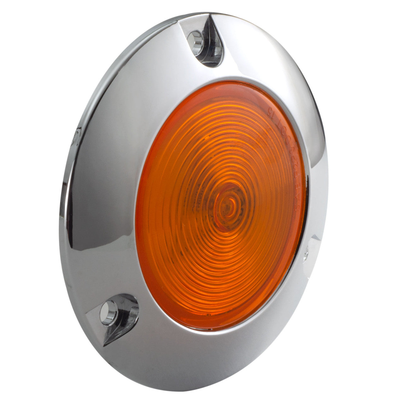 RV 2" LED Surface Mount Light | Round Amber/Amber Trailer Marker or Clearance Light | Improved Visibility & Safety