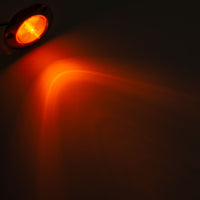 2" RV Light Clear/Amber Round Surface Mount