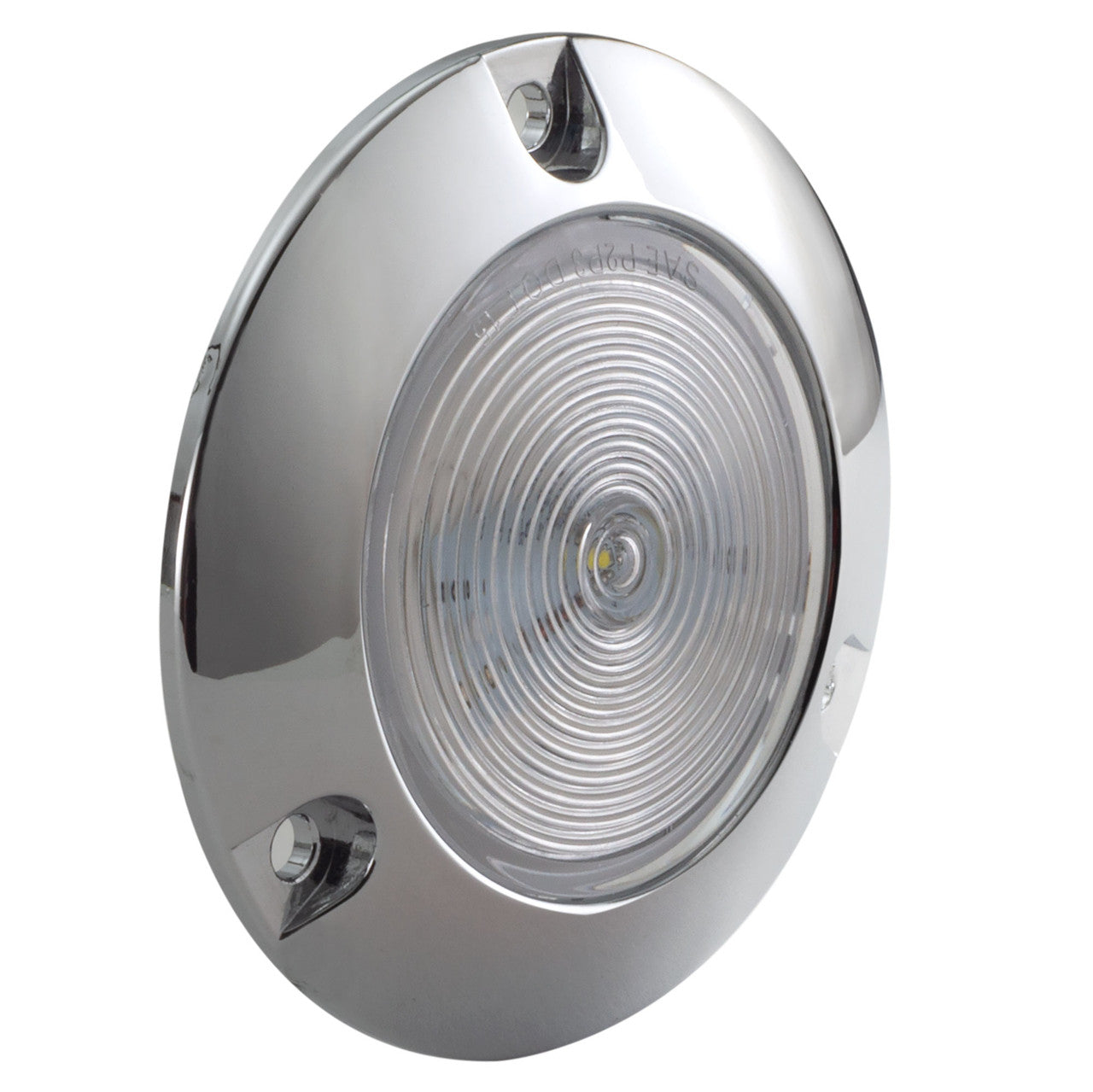 RV 2" LED Surface Mount Light | Round Clear/Clear Trailer Marker or Clearance Light | Improved Visibility & Safety
